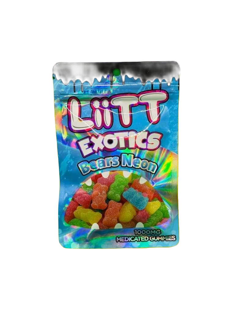 LiiTT Exotic Neon Bear Gummies 1000MG